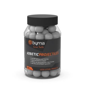 Byrna SP68302 Home Defense Kinetic 95ct Gray 3.2g Projectiles