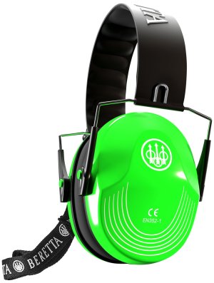 Beretta Safety Pro Earmuffs 25dB Florescent Green/Black CF1000000207FF