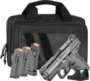 Smith and Wesson 14955 M&P9 Shield X 9mm 3.6" Black Armornite Semi-Auto