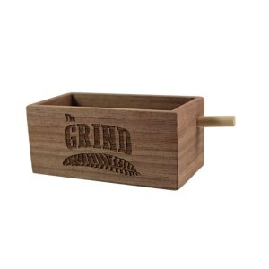 The Grind TG8567 The Pusher Turkey Call Walnut One-Hand Operation