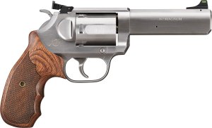 Kimber K6S 3400032CA Revolver .357 Mag 4" Green Fiber Optic Walnut Grip
