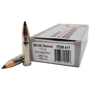 Underwood 417 Varmageddon 300 Blackout 110gr PT 2400fps 20 Rounds