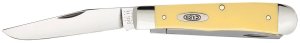 Case Yellow Synthetic CV Trapper Knife 4-1/8" 00161