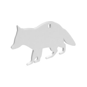 Birchwood Casey BC-47710 AR500 12In 3/8In Steel Raccoon Target White