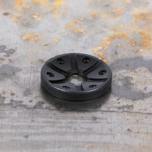 SilencerCo Charlie Front Cap 9mm Nitride Active Spring Retention Mount