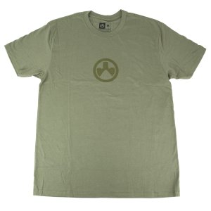 Magpul MAG1115-317-M Icon Logo T-Shirt Medium OD Heather 60/40 Cotton/Poly