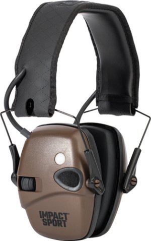 Howard Leight R02549 Impact Sport 82dB Over the Head Flat Dark Earth Med/Lg