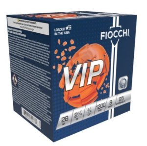 Fiocchi 28VIP8 Exacta Target 28Ga 2.75" 3/4oz #8 Shot 25/Box