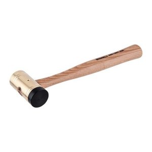 Brownells BBH-16DT 1 1/4" Delrin Tipped Brass Hammer