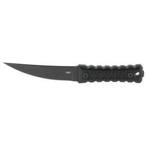 CRKT HZ4 2924 4.76" Fixed Blade Knife Black/Black with Sheath