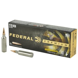 Federal Premium Berger Hybrid Hunter 270 WSM 140gr P270WSMBCH1