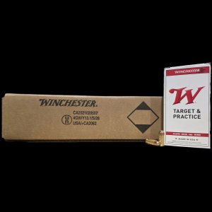 500 Round Case, Winchester USA 45 ACP 230 Grain, Full Metal Jacket (FMJ), Brass Cased Ammunition. (50 Rounds per box, 10 Boxes per case) Q4170