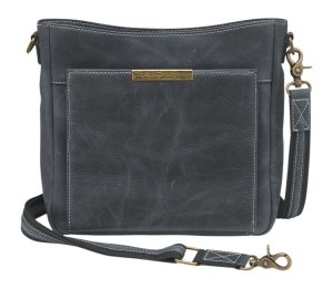 GTM GTM-CZY/98GREY SLIM PURSE CROSSBODY-BUFF