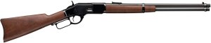 Winchester Guns 534255141 Model 1873 Carbine 45 Colt (LC) 10+1 Cap 20" Brushed Polish Blued Rec/Barrel Satin Oiled Walnut Fixed Straight Grip Stock Right Hand (Full Size)