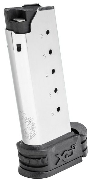 Springfield Armory XD-S XDS5006 .45 ACP 6 Round Stainless Steel Magazine
