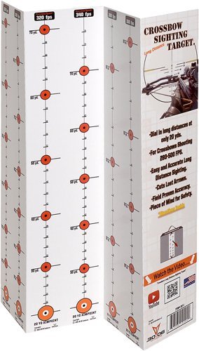 30-06 Outdoors CST-1 Crossbow Sighting Target 20 Yards 280-500 fps