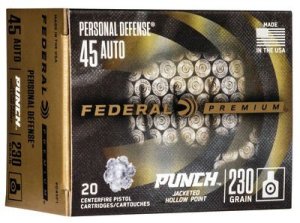 Federal Premium Punch PD45P1 .45 Auto 230gr JHP 20-Pack