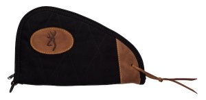 Browning Lona 11 In Pistol Rug Cotton Leather Black Brown