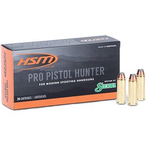 HSM HSM-44M-17-N 44 Mag 300gr Sierra Soft Point Ammo 50rd Box
