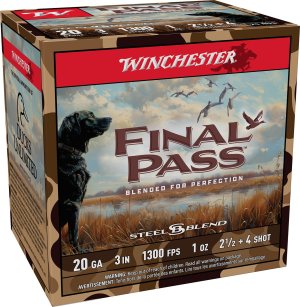 Winchester Final Pass 20 GA 3.00 In 1 oz 1300 fps #2.5/#4 25ct