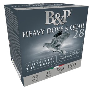 B&P 28BD6 Heavy Dove & Quail 28Ga 2.75" 15/16oz #6 Shot 25/Box