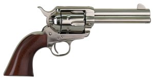 Cimarron Pistolero .357/.38 4.75 In 6rd Nickel Wood Grip