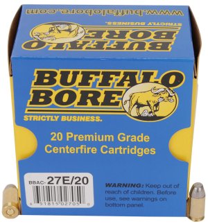 Buffalo Bore 27E20 .380 ACP 100gr Hard Cast Flat Nose 20 Rounds