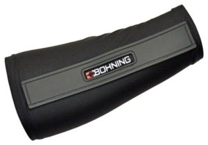Bohning Slip-On Armguard Black Small Compression Fit Forearm Protection