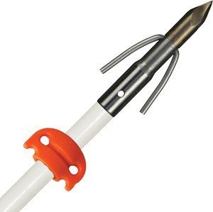 AMS A203-WHT Bowfishing Fiberglass Arrow Chaos Point White