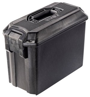 Pelican V250 Vault Ammo Case 12.7"x6.3"x10" High Impact Polymer Black