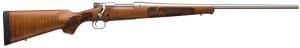 Winchester Model 70 Featherweight Stainless Rifle 7mm Rem Mag 22in MatteStainless/AAAA Dark Maple5rd