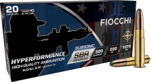 Fiocchi 300BKSBS Hyperformance 300 AAC Blackout 220gr BT 20rd