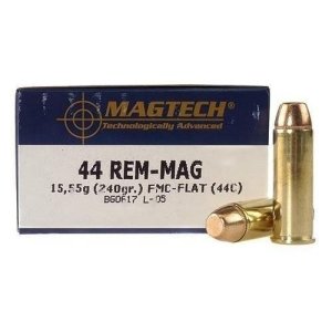 Magtech 44C 44 Rem Mag 240gr Full Metal Jacket Flat Nose 50ct
