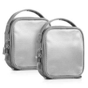 Savior Equipment CORE Dump Pouch w/ Hook Backing - 2 Pack - SW Gray - 6" x 6"