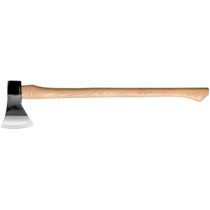 Cold Steel CS90TA Trail Boss 4" 1055 Carbon Steel Blade Hickory Handle