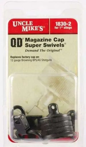Uncle Mike's 18302 Swivel Set for Browning BPS A5 12 Gauge Steel Blued