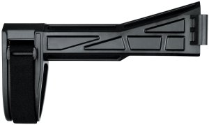 SB-Tactical SBT-G2 Pistol Stabilizing Brace: Lightweight, Right Side-Folding, Adjustable Strap, Black, 1.4" Width, 8.5" Length, 7.5 oz, USA Made