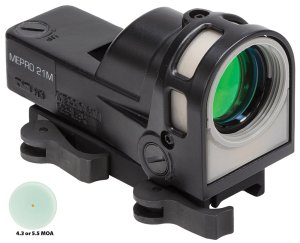 Meprolight 626310 M21 Black 1x30mm 5.5 MOA Dot Reflex Sight