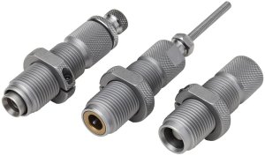 Hornady 546582 Custom Grade 3-Die Set .45 Colt 3 Dies Steel Finish