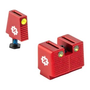 CROSS CRGST-RD FIBER OPTIC TALL HGHT GLK RED