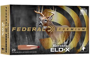 Federal Premium P3006ELDX1 30-06 Springfield 178 Grain Ammo 20 Rounds