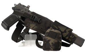 Cole-Tac VWX110 Varmint Wrangler XL Pistol Holder MultiCam Black Left Hand