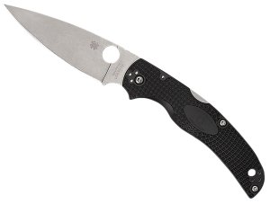 Native Chief C244PBK Black Lightweight Knife Reveal 13 by Spyderco