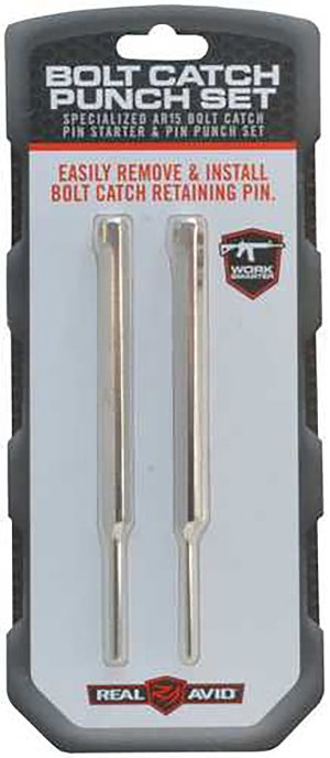 Real Avid AVBCPS Bolt Catch Punch Set Silver 223 Rem/5.56mm AR-Platform
