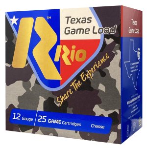 Rio Ammunition TGHV366 Texas Game Load 12Ga 2.75" 1.25oz 6Shot 25/Box