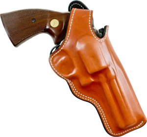 DeSantis 016TC44Z0 Dual Angle Hunter Leather Holster RH 4" Tan