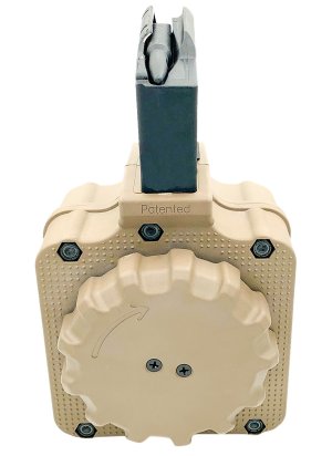 ProMag DRM-A1-FDE .308 50-Round Drum Magazine FDE Polymer