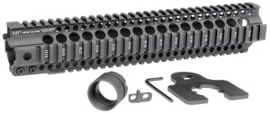 Midwest Industries MICRT12625 AR-15 Handguard 12.625 in Black Aluminum