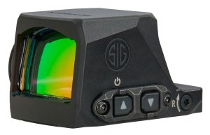 Sig Sauer Romeo-X 1x24mm 3MOA Green Dot Enclosed RX Mount Black