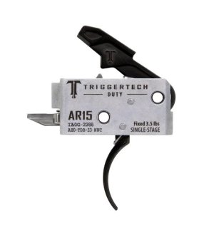 TriggerTech AHTSDB33NNF AR-10 Duty Flat Trigger 3.5 lbs Single-Stage